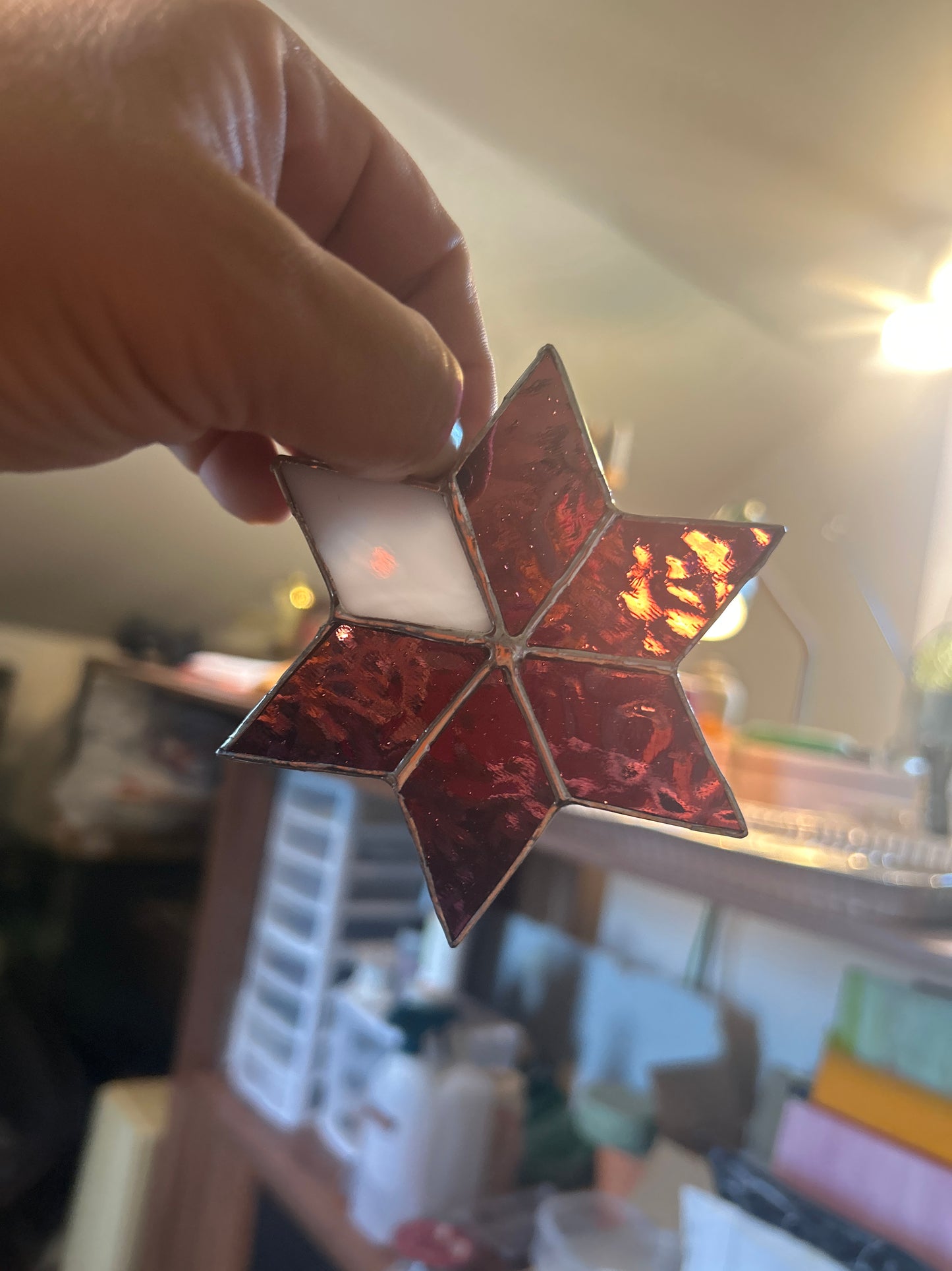 Purple Star Ornament