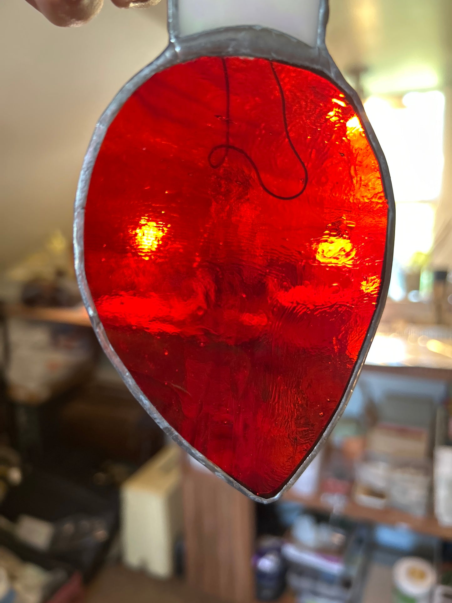 Red Christmas Bulb Ornament