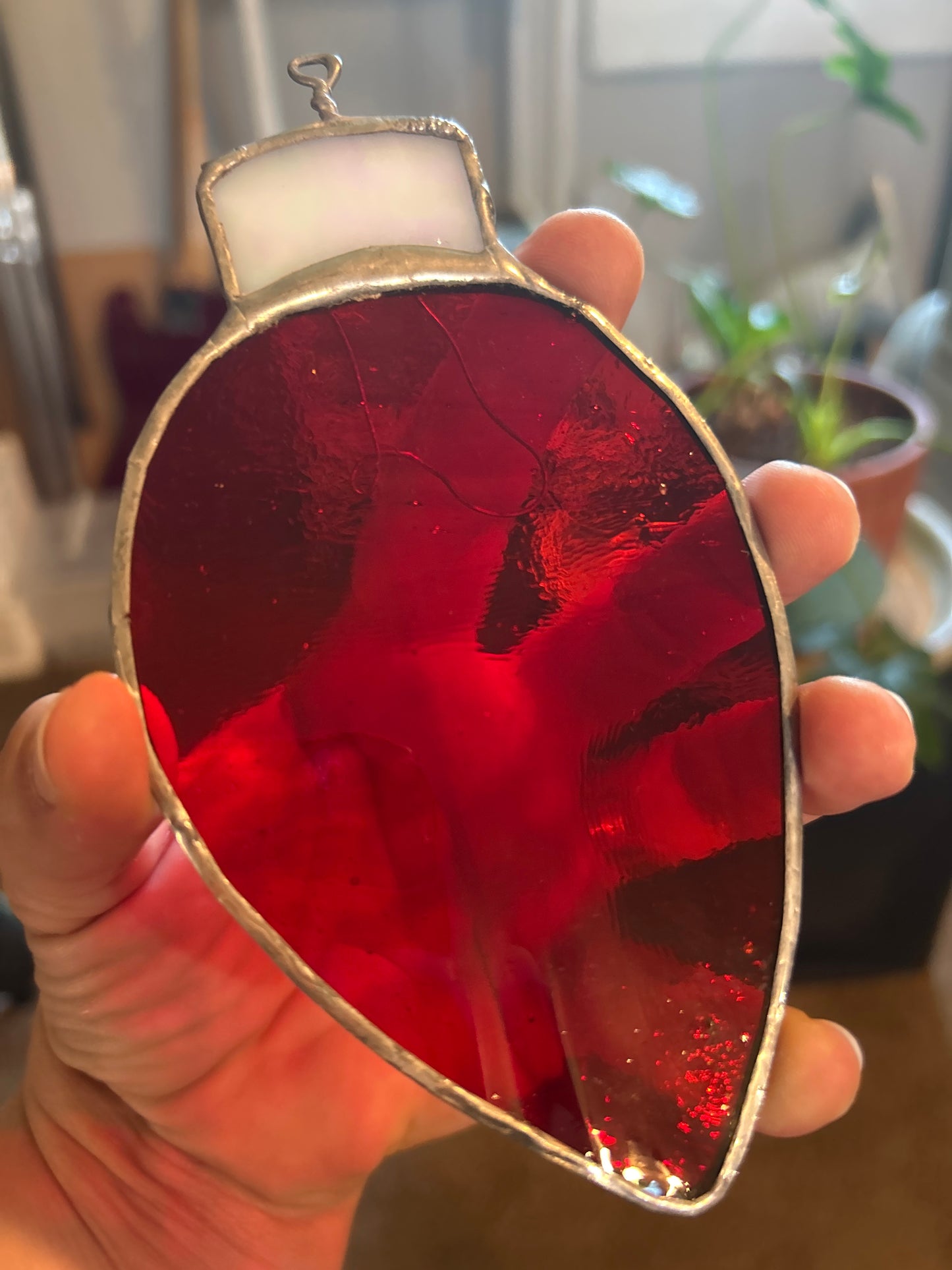 Red Christmas Bulb Ornament