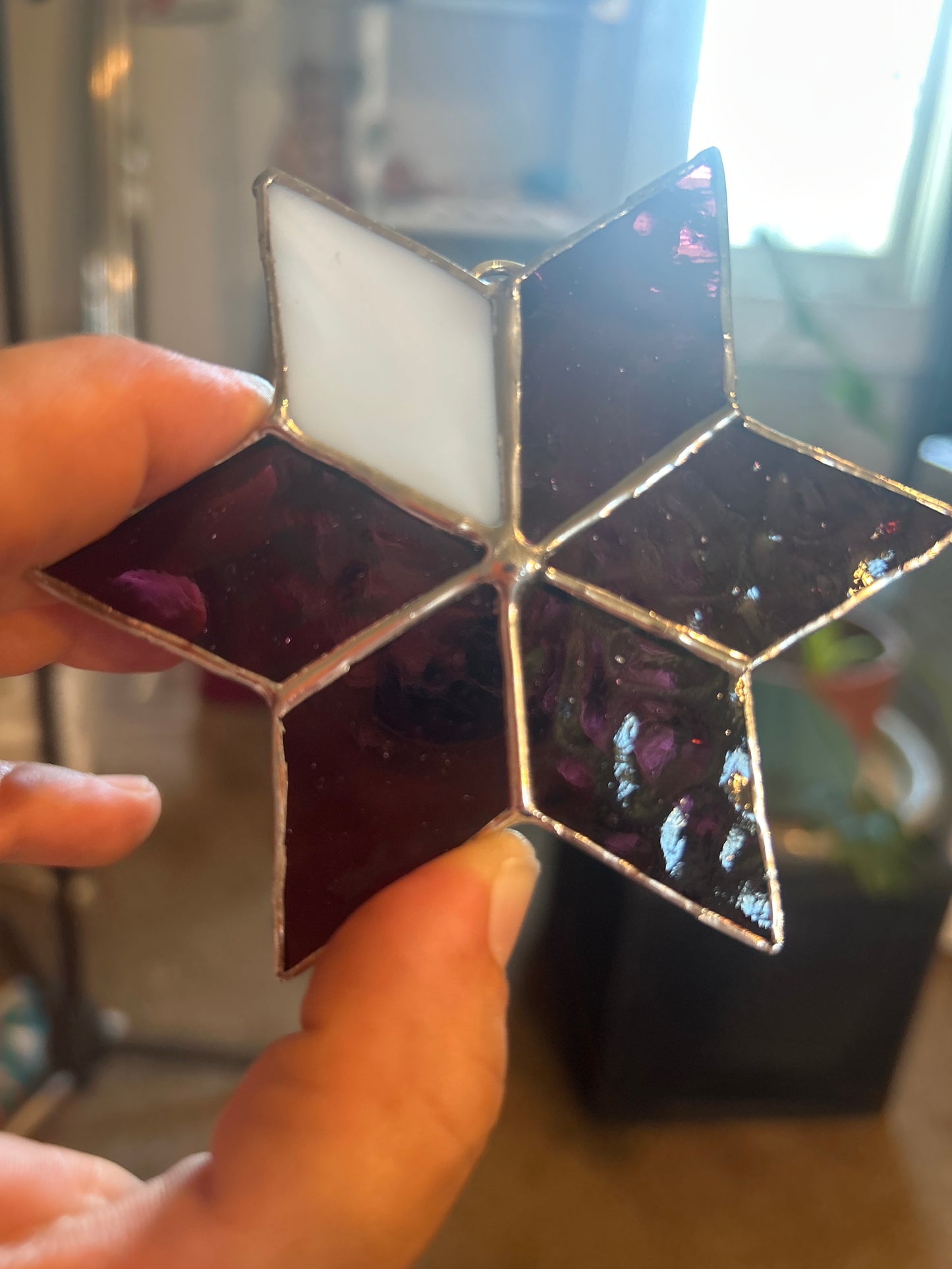 Purple Star Ornament