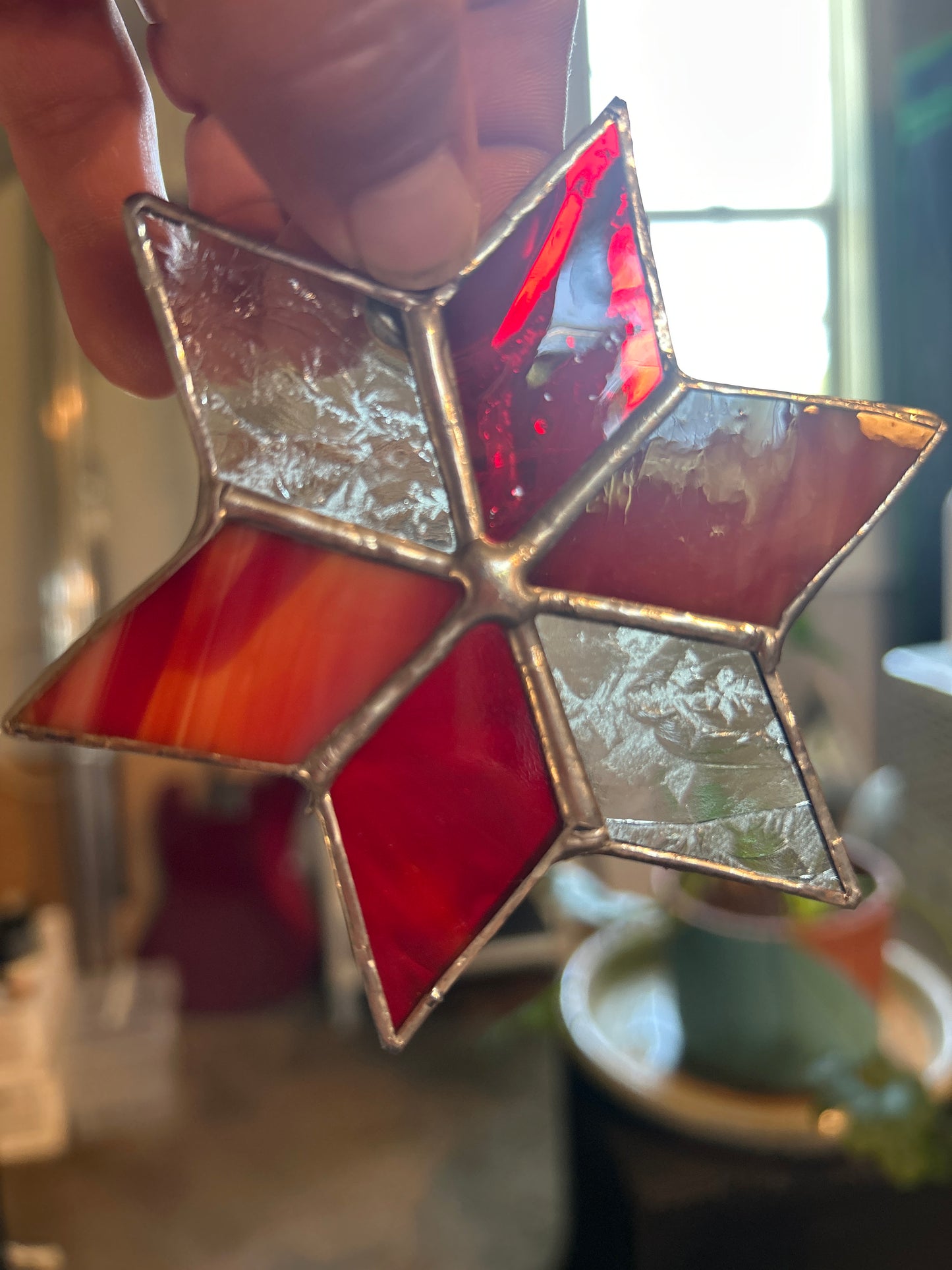Red and Clear Star