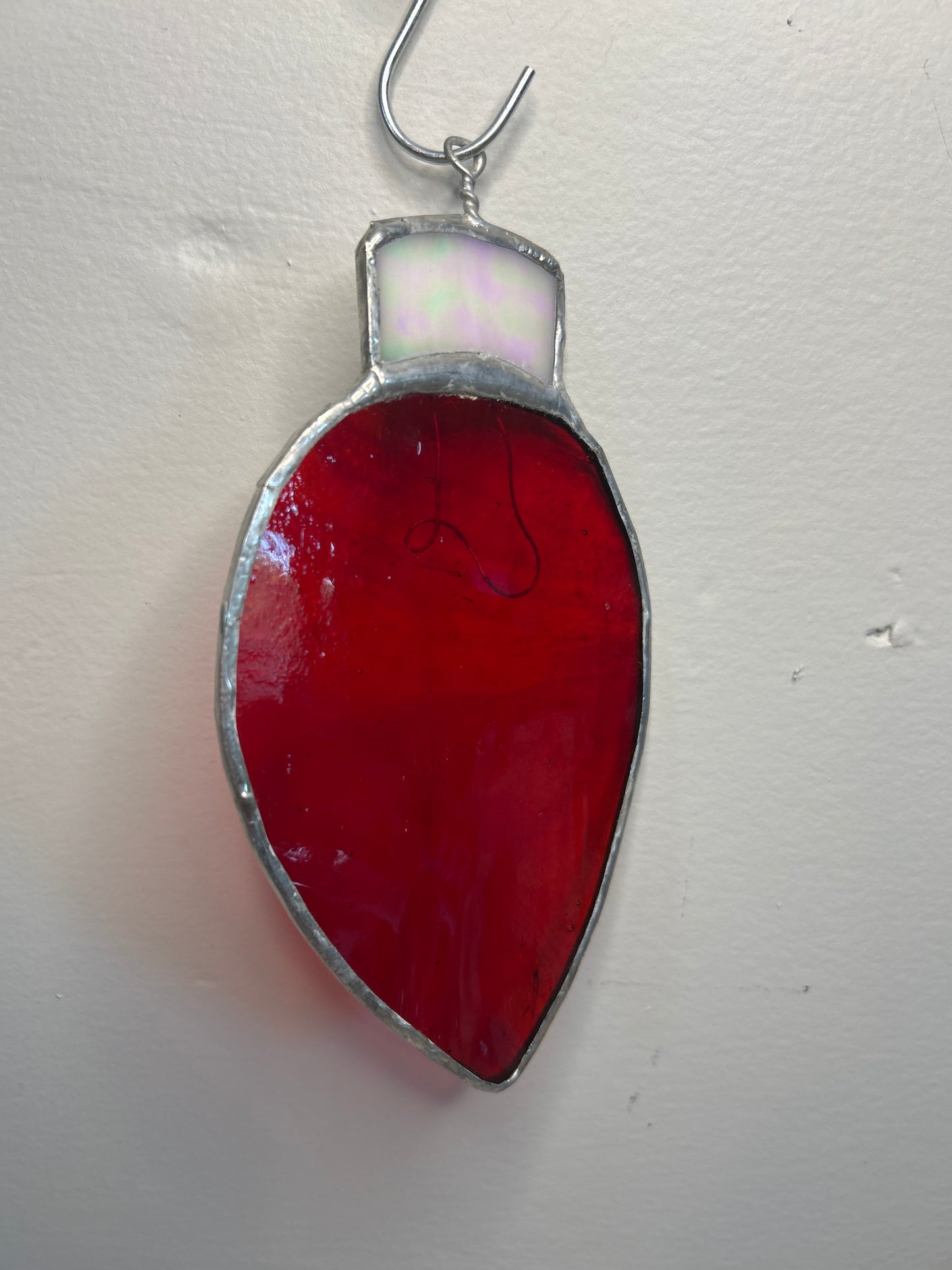 Red Christmas Bulb Ornament